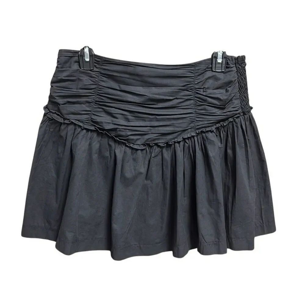 & Merci Women’s Black Ruched Skort Size Medium NEW